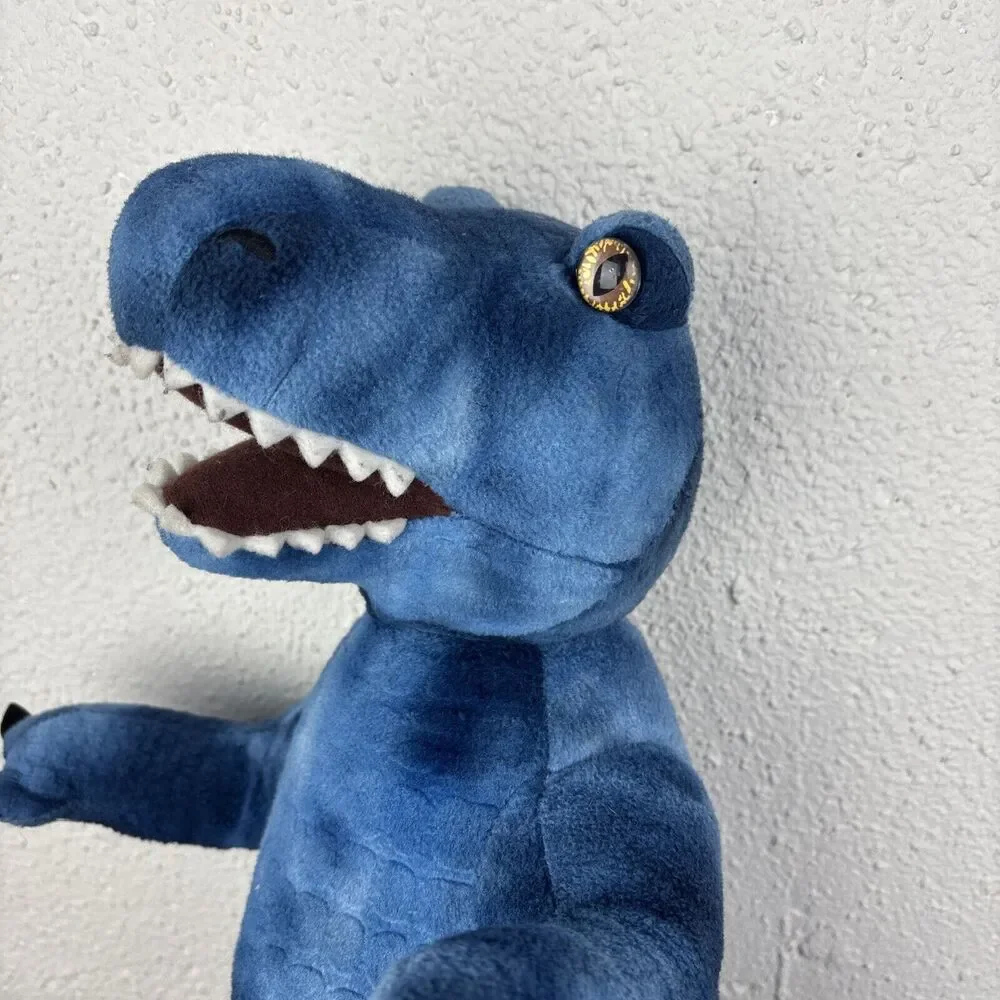 Build A Bear T‎ Rex Dinosaur Blue Tie Dye Plush Stuffed Animal 2017 Toy 17